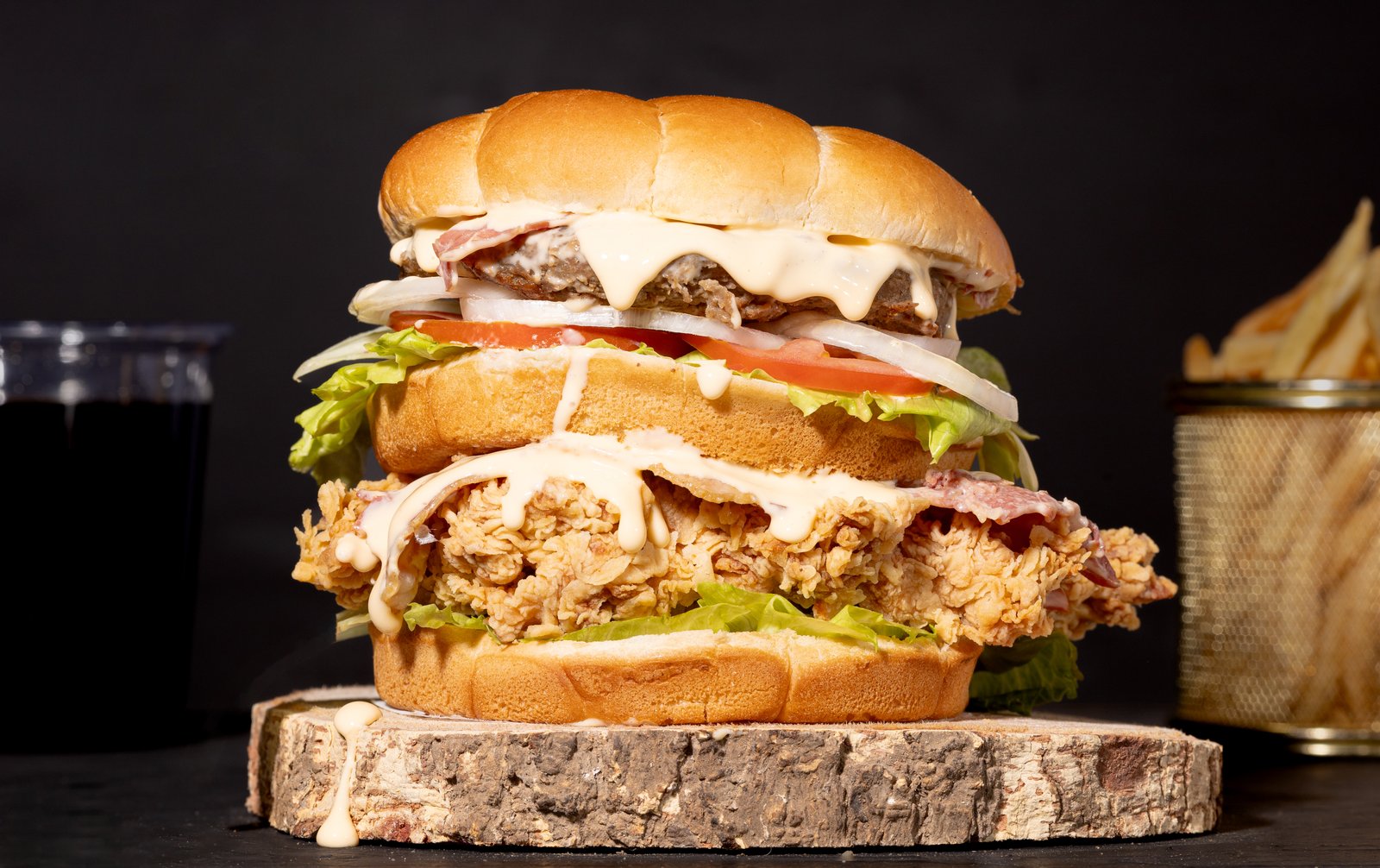 صورة تشيكن بيف برجر